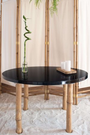 Τραπέζι Μικρό Από Bamboo-Νikoleta psalti